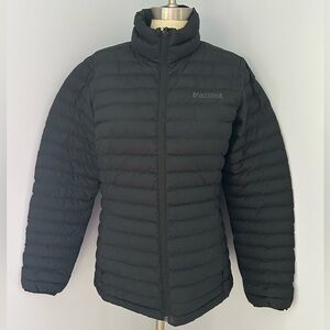 Marmot Echo Featherless Puffer Jacket Size M Black EUC